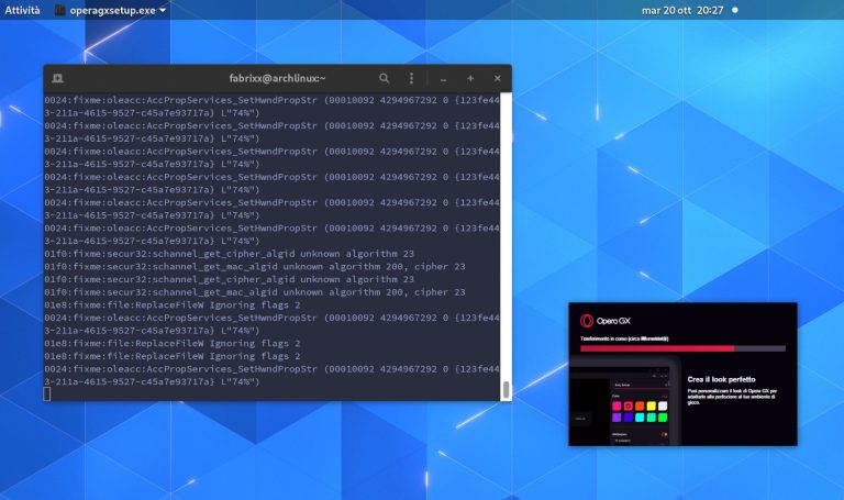 opera gx for linux